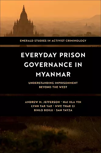 Everyday Prison Governance in Myanmar cover