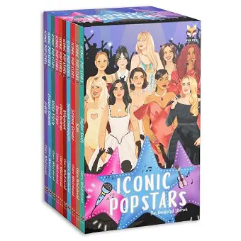 Iconic Popstars 10 Books Box Set cover