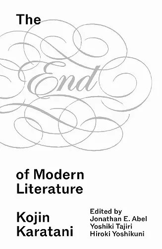 The End of Modern Literature cover