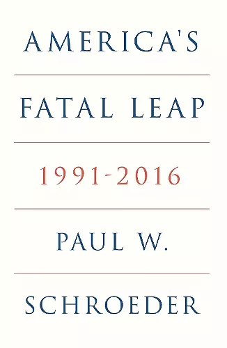 America's Fatal Leap cover