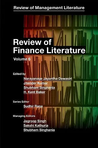 Review of Finance Literature cover