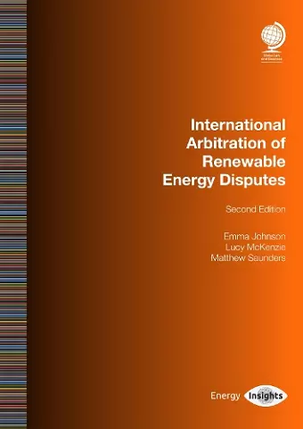 International Arbitration of Renewable Energy Disputes cover