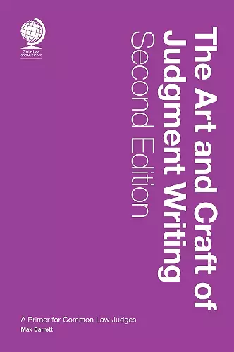 The Art and Craft of Judgment Writing cover