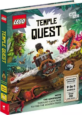LEGO® Books: Temple Quest (with adventurer minifigure, nine buildable models, play scenes and over 90 LEGO elements) cover