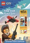 LEGO® City: Time for Take-Off! Activity Book (with Freddie Flyer minifigure and toy plane mini-build) cover