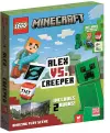LEGO® Minecraft®: Alex vs. Creeper (with Alex minifigure, Creeper minibuild, LEGO pieces, 2 books and fold-out play scene) cover