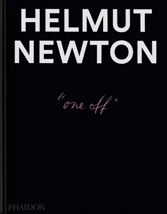 Helmut Newton: One-off cover