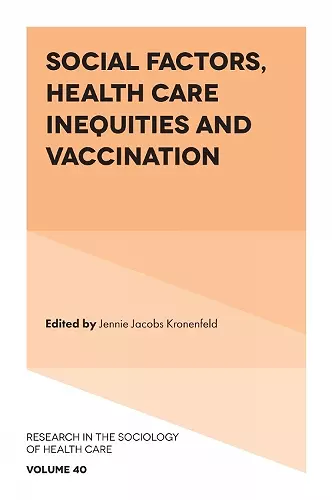 Social Factors, Health Care Inequities and Vaccination cover