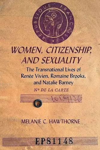 Women, Citizenship, and Sexuality cover