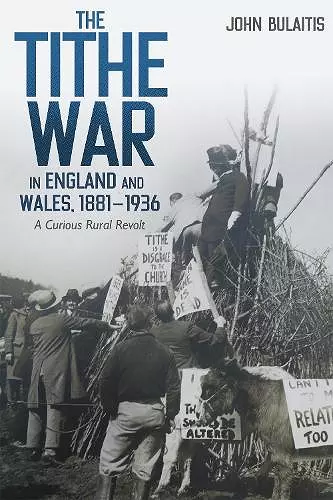 The Tithe War in England and Wales, 1881-1936 cover