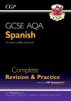 New GCSE Spanish AQA Complete Revision & Practice with CGP RevisionHub (for exams from 2026) cover