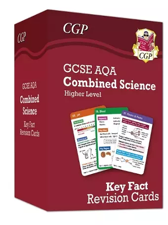 GCSE Combined Science AQA Higher Key Fact Revision Cards - Summary cards for quick revision cover