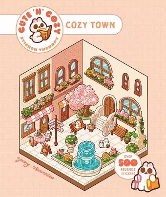 Cute 'n' Cozy Sticker Therapy: Cozy Town cover