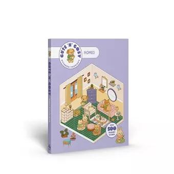 Cute 'n' Cozy Sticker Therapy: Homes cover