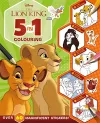 Disney The Lion King: 5 in 1 Colouring cover
