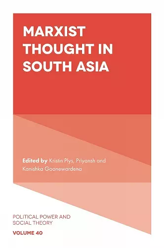 Marxist Thought in South Asia cover