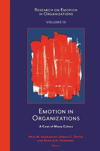 Emotion in Organizations cover