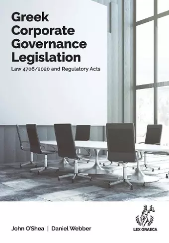 Greek Corporate Governance Legislation cover