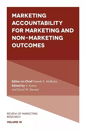 Marketing Accountability for Marketing and Non-Marketing Outcomes cover