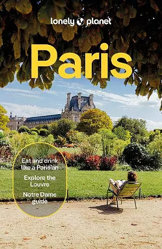 Lonely Planet Paris cover