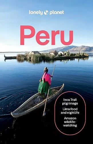 Lonely Planet Peru cover