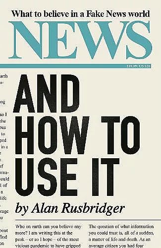 News and How to Use It cover