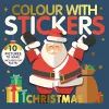 Colour with Stickers Christmas cover