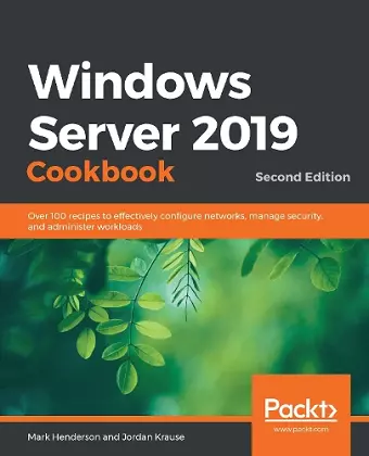 Windows Server 2019 Cookbook cover