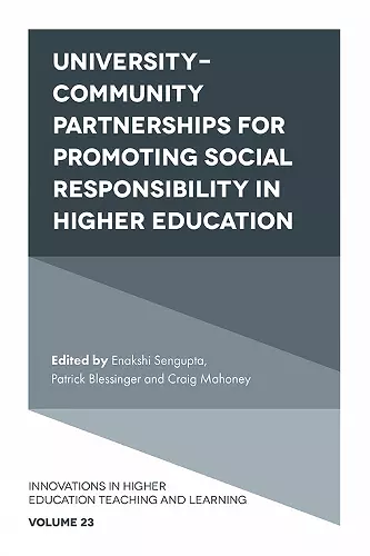 University-Community Partnerships for Promoting Social Responsibility in Higher Education cover