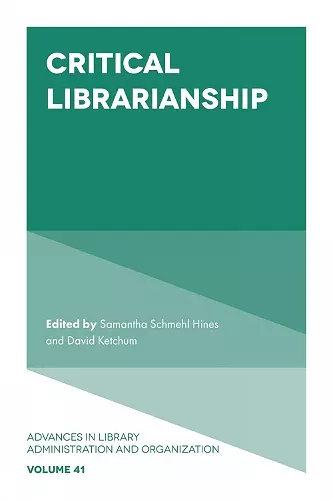 Critical Librarianship cover