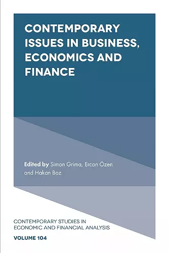 Contemporary Issues in Business, Economics and Finance cover