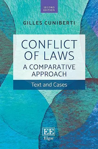 Conflict of Laws: A Comparative Approach cover