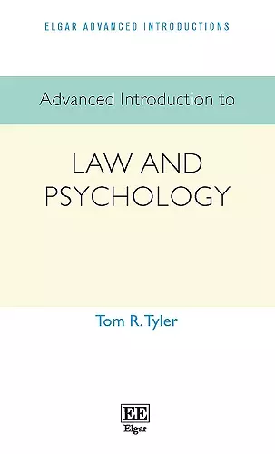 Advanced Introduction to Law and Psychology cover