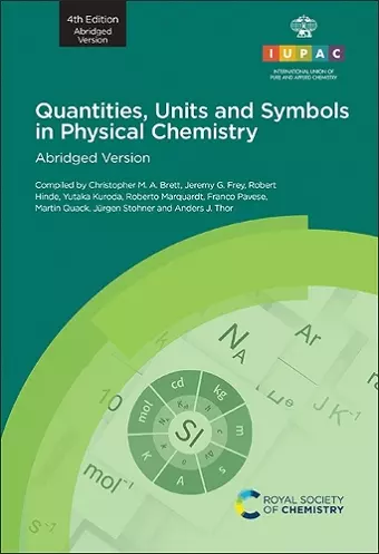 Quantities, Units and Symbols in Physical Chemistry cover