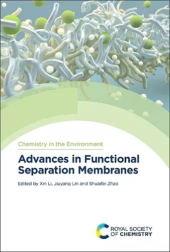 Advances in Functional Separation Membranes cover