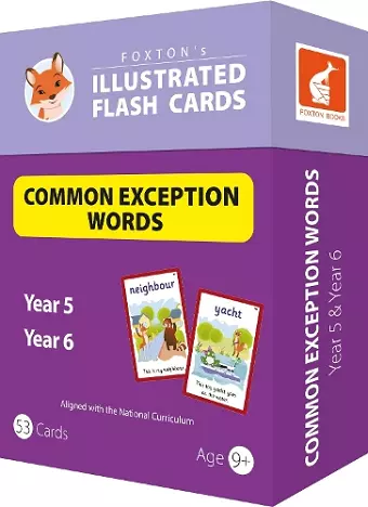Common Exception Words Flash Cards: Year 5 and Year 6 Words - Perfect for Home Learning - with 102 Colourful Illustrations cover