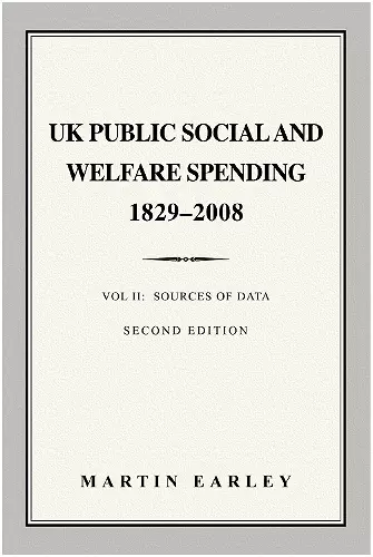 UK Public Social & Welfare Spending 1829–2008 cover