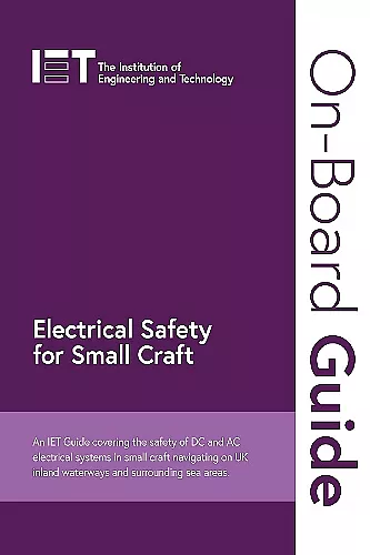 On-Board Guide: Electrical Safety for Small Craft cover