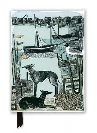 Angela Harding: Harbour Whippets (Foiled Journal) cover
