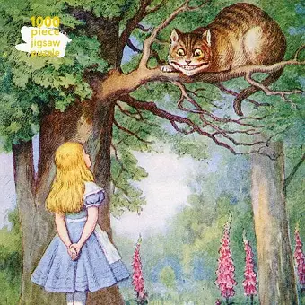 Adult Jigsaw Puzzle Alice and the Cheshire Cat cover