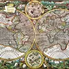 Adult Jigsaw Puzzle Pieter van den Keere: Antique Map of the World cover