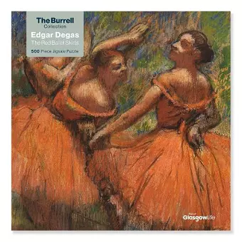 Adult Jigsaw Puzzle Glasgow Museums: Edgar Degas: Red Ballet Skirts (500 pieces) cover