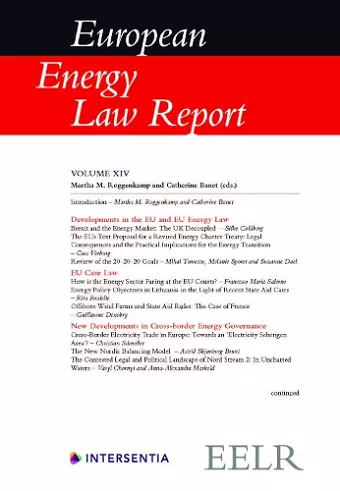 European Energy Law Report XIV cover