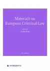 Materials on European Criminal Law cover