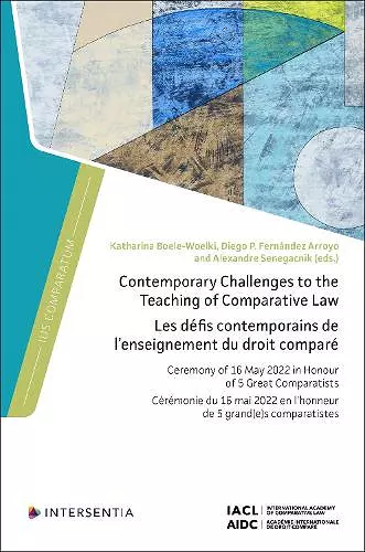 Contemporary Challenges to the Teaching of Comparative Law cover