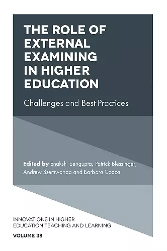 The Role of External Examining in Higher Education cover