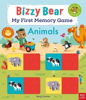 Bizzy Bear: My First Memory Game Book: Animals cover
