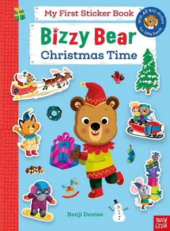 Bizzy Bear: My First Sticker Book: Christmas Time cover