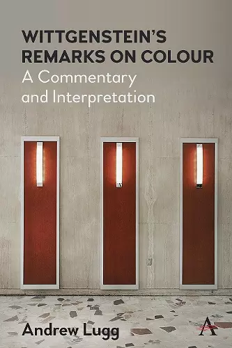 Wittgenstein’s Remarks on Colour cover