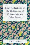 Final Reflections on Wittgenstein and Other Topics cover